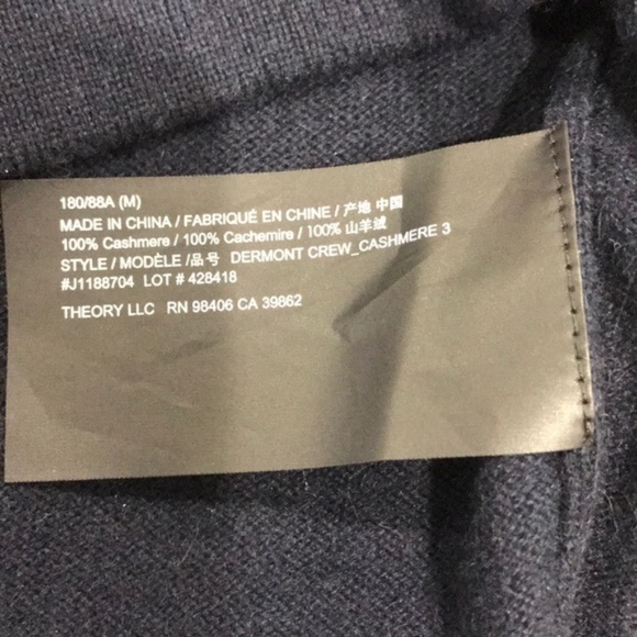 Theory Dermont Cashmere Sweater - Picture 4 of 5